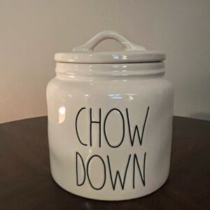 Rae Dunn “CHOW DOWN” Canister